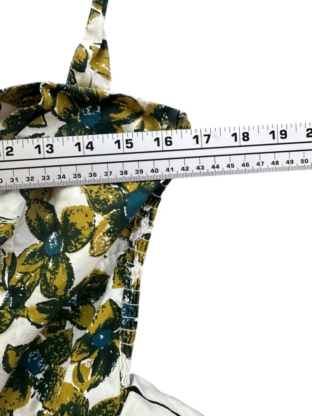 Anthropologie Girls From Savoy Floral Halter Dress Size 14P Petite Vintage Retro - Picture 4 of 16